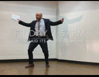 "When your boss let's you go home early" Guy dances to Cheap Thrills by Sia