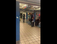 Collab WINY - Man Spins Around as He Dance with Puppet