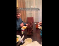 Husband acting rude towards wife to prank mom 