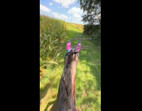 Collab AnimalIG - POV of filmer rides on fast horse
