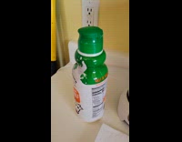 Bottle lid moves slightly on the kitchen