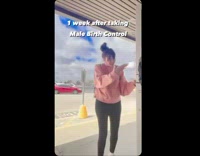 Guy takes male birth control 