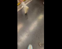 Homeless guy pee inside the train with other passengers 