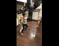 Collab BitchMP - Guy hits little boy with towel whip