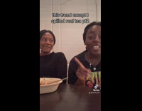 Girl spills tea records friends reaction 