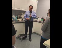 Doctor drinks fake pee inside urine sample cup and tricks other doctors into thinking its real pee