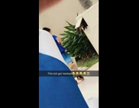 Collab BitchMP - Raccoons jump out of trashcan onto little kid 