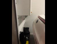 Car close trunk almost hit the wall