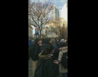 Students evacuate outside after bomb threat inside college