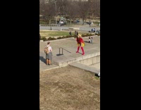 Drag queen dances in front of Washington Monument 