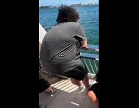 Person dubs music shows its fat picture