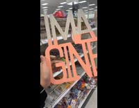 Collab BitchMP - Girl misreads sign that says IMAGINE as IM A GINE