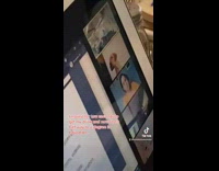 Dog sits webcam zoom class