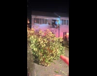 Submitter shows hole in the crib