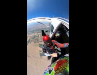 Collab SendItOfficiall - Guys having fun while on sky diving