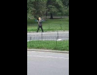 Collab WINY - Trump costume mask red tie guy park