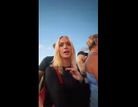 Woman says shes not scared of anything and fails 