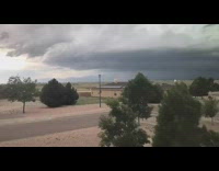 Time Lapse of Hail Produces Supercell Into Colorado Springs