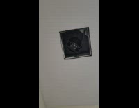 Exhaust fan makes sounds in the ceiling