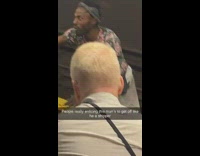 People try to lure guy off tracks with money