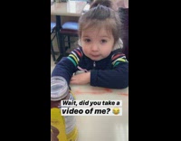 Little girl says chocolate milk is her favorite drink