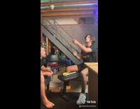 Guy throws coin into nutella bucket