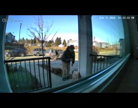 Man steals delivery but stopped by owner