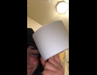 Girl cries over last toilet paper roll