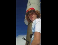 Guys climb radio tower above clouds pt. 2