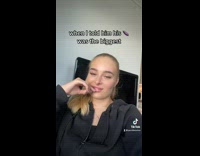 Blonde lady says his eggplant is the biggest just so she could date him 