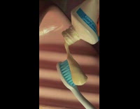 Edit flips between knife and toothbrush 