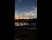 Clouds on sky with rainbow like color part 1