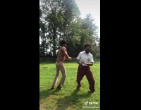 2 guys dance to 70s music 