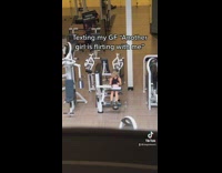 Guy texts girlfriend another girl is flirting with him 