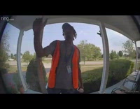 Man Scared by Bird then Hits Post