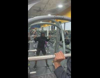 BitchMP - Guy squat rack falls