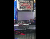 Quarantine empty times square new york LED