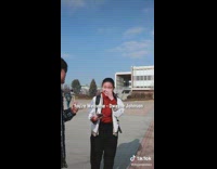 Guy asks students what they are listening to 