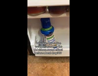 Creamer bottle makes strange airhorn sound