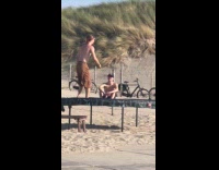 Guy tries to do backflip on trampoline 