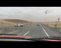 Car crashed and causes traffic on highway