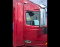 Collab winy - Peeking through window mannequin inside semi truck