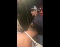 Woman ask name says Chris while burping