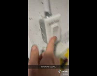 Touching white switch do not touch beeps