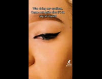 Girl stabs herself in eye with eyeliner