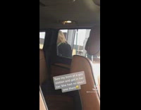 Collab BitchIG2 - Girl gets into womans car at gas station