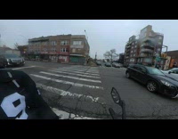 Policemen Chases After Violator on Street Sidewalk