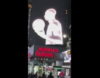 Mamba forever kobe bryant digital billboard 