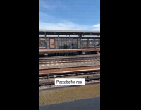 Two men plays instrument at train station part 2