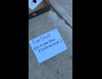 Box of ex-boyfriend things from brokenhearted person